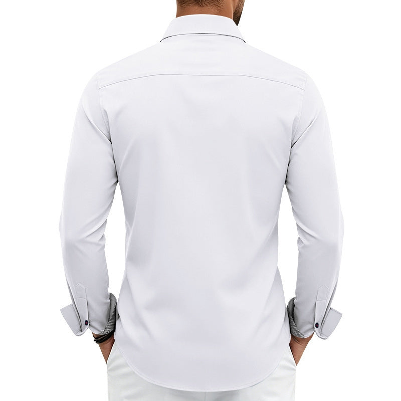 Chemise à col pour homme