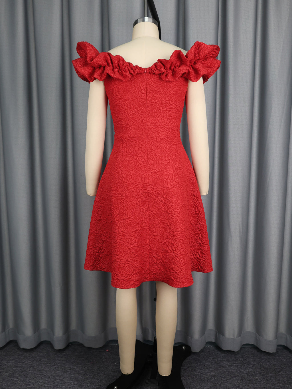 Robe de soirée haut de gamme à volants
