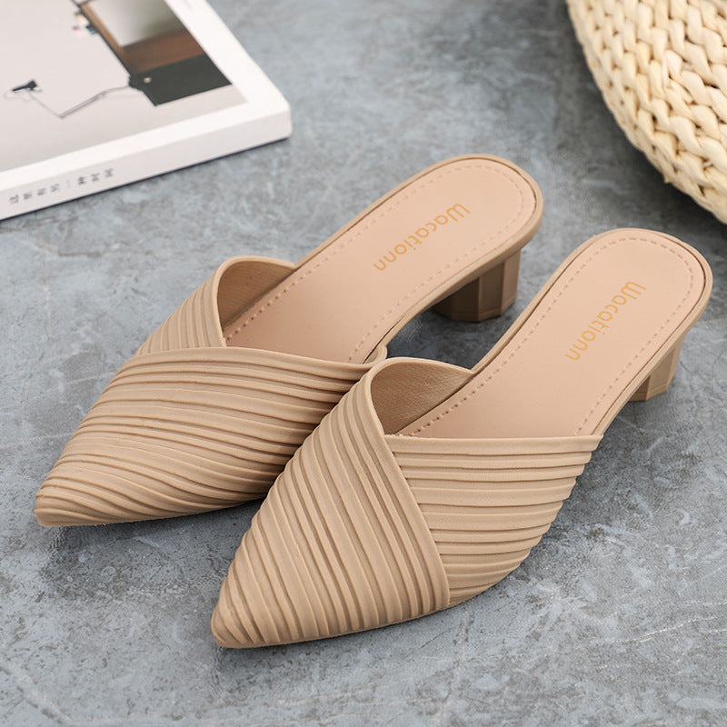 Sandales et mules Baotou