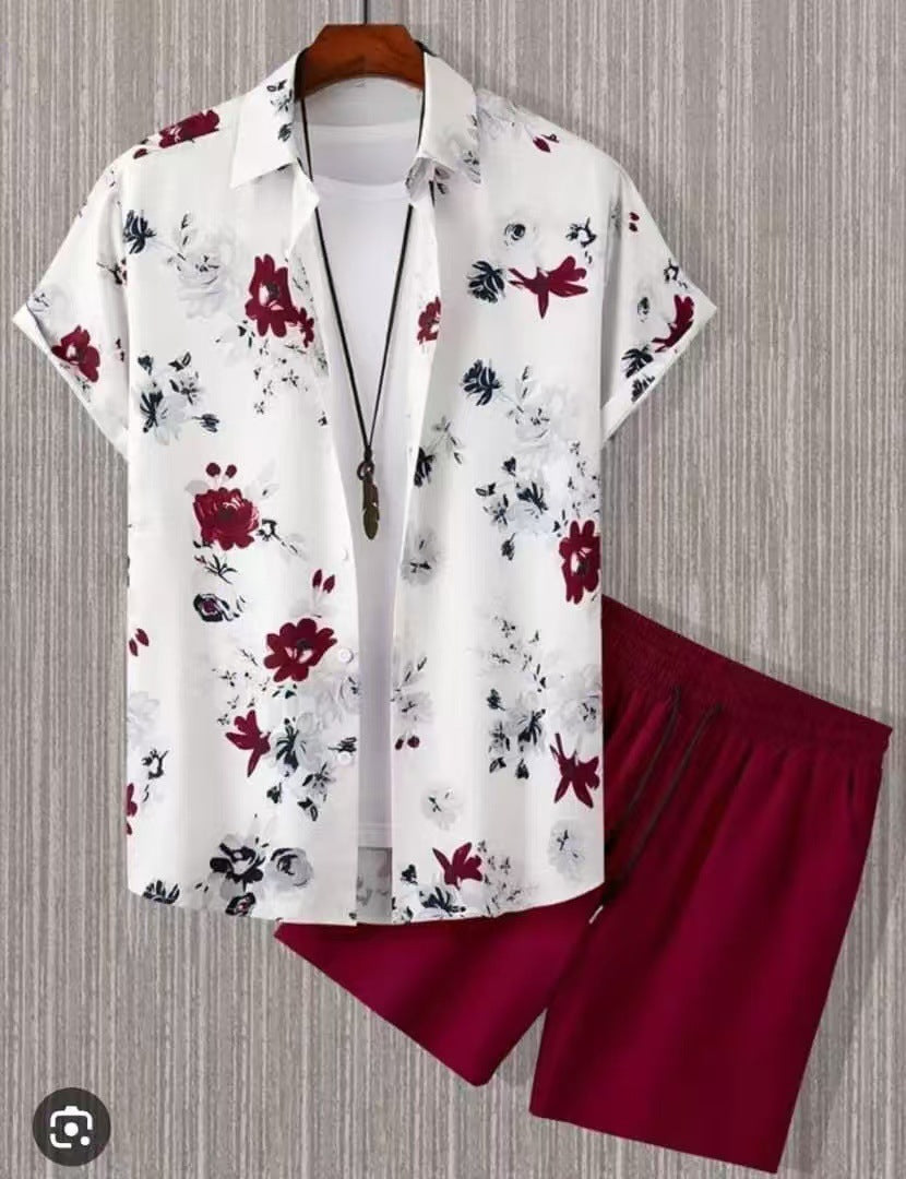 Ensemble homme TEMU Explosions : chemise hawaïenne