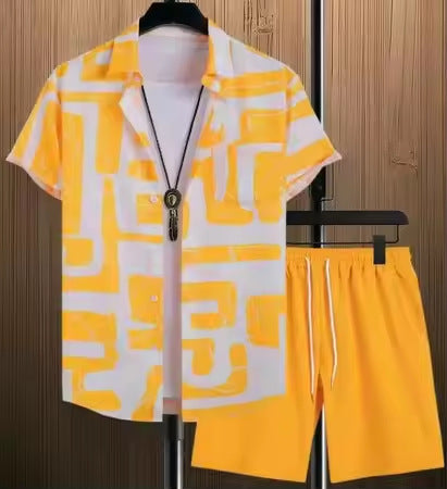 Ensemble homme TEMU Explosions : chemise hawaïenne