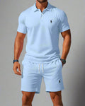 Chemise polo décontractée à revers boutonné