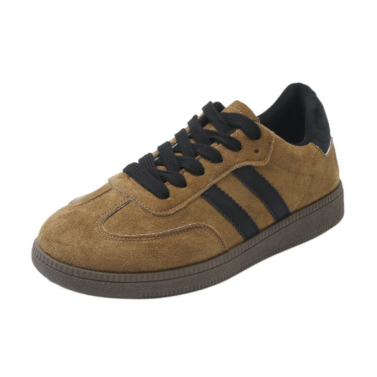 Chaussures de couple rétro à bout rond