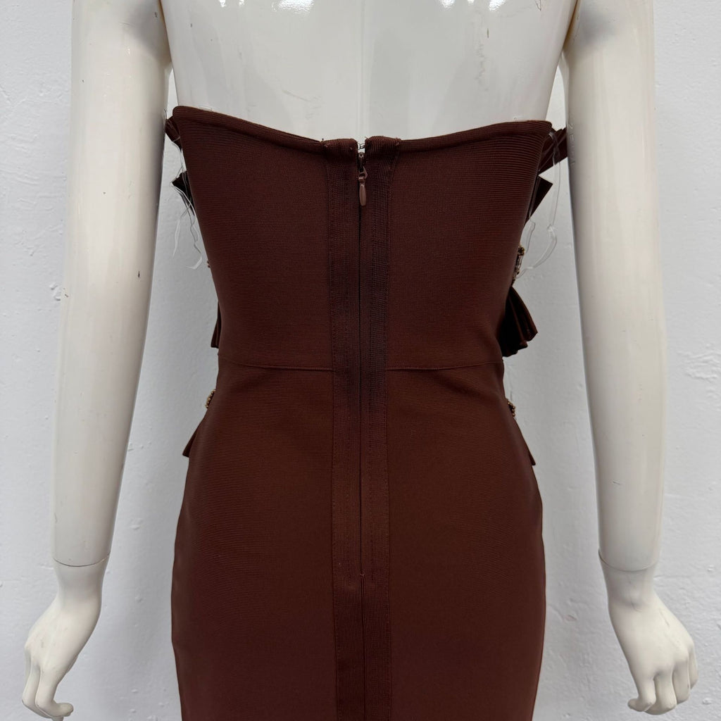 Robe de soirée sexy à jupe longue plissée en dentelle