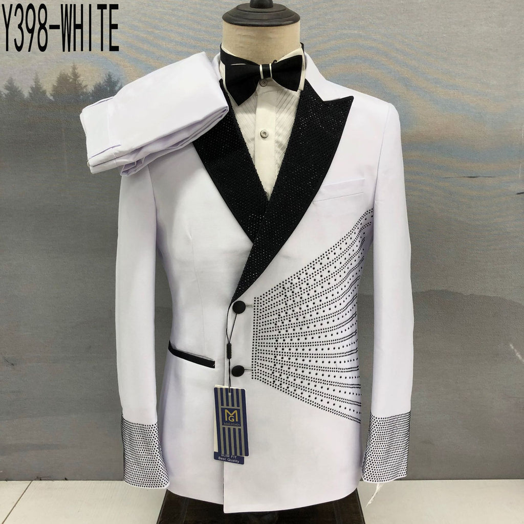Costume Maligan pour homme, style européen et américain