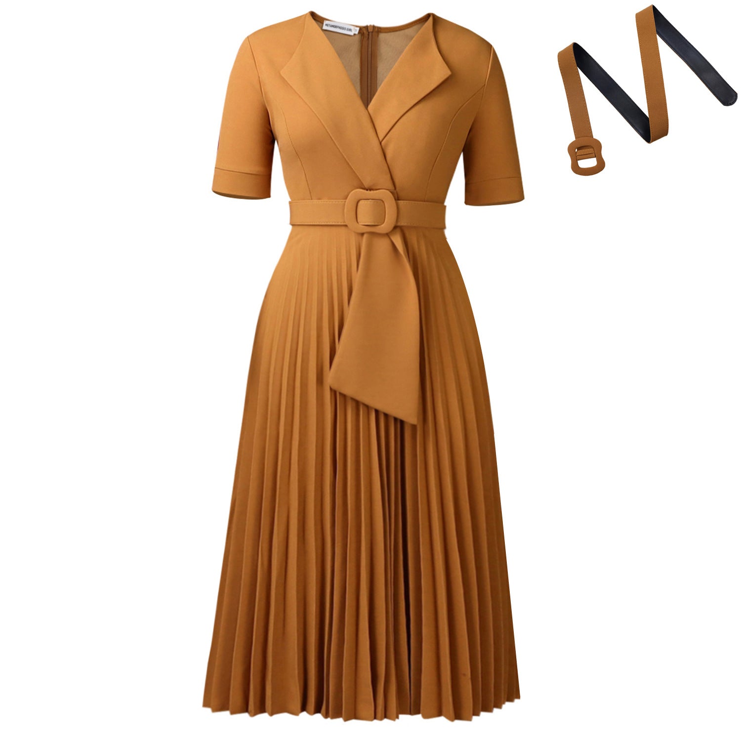 Robe africaine élégante et plissée