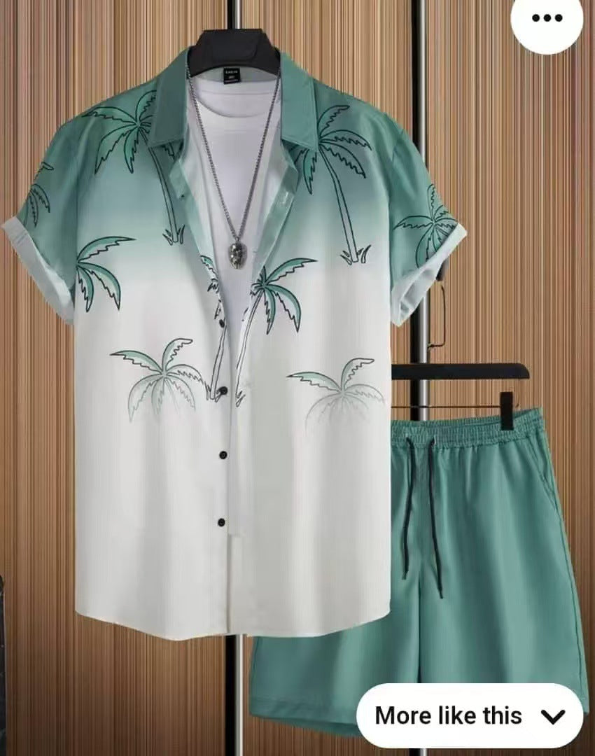 Ensemble homme TEMU Explosions : chemise hawaïenne