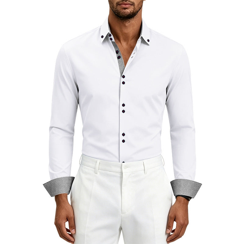 Chemise à col pour homme