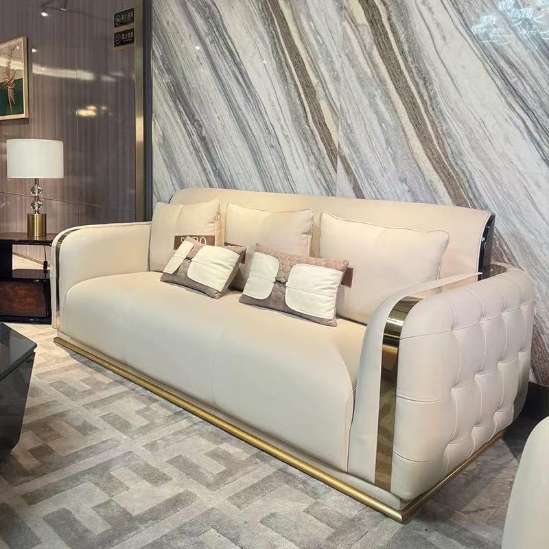 Canapé KTV de luxe léger à boucle