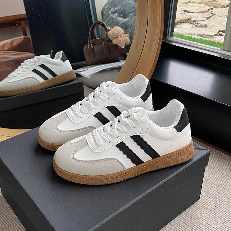 Chaussures de couple rétro à bout rond