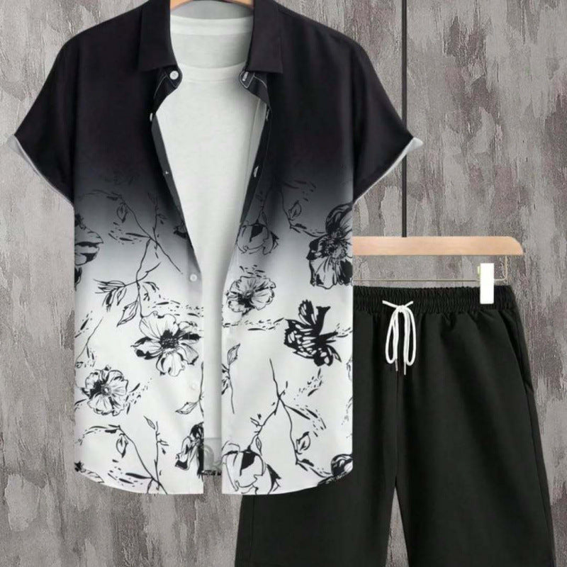 Ensemble homme TEMU Explosions : chemise hawaïenne