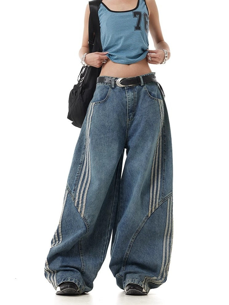 Jean délavé rétro style Scimitar pour femme