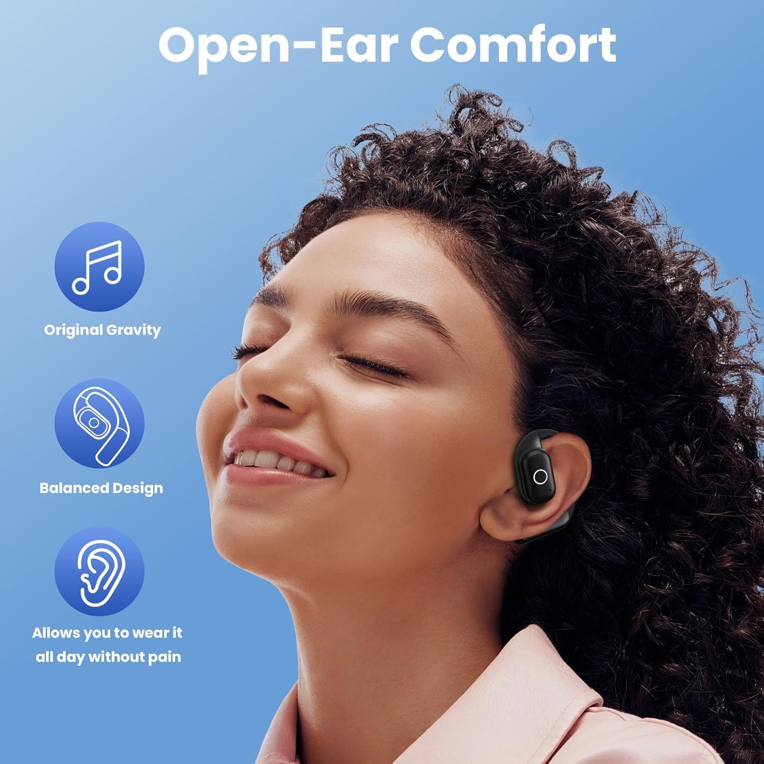 Écouteurs Bluetooth sans fil Yiwante Factory Private Model Ow02