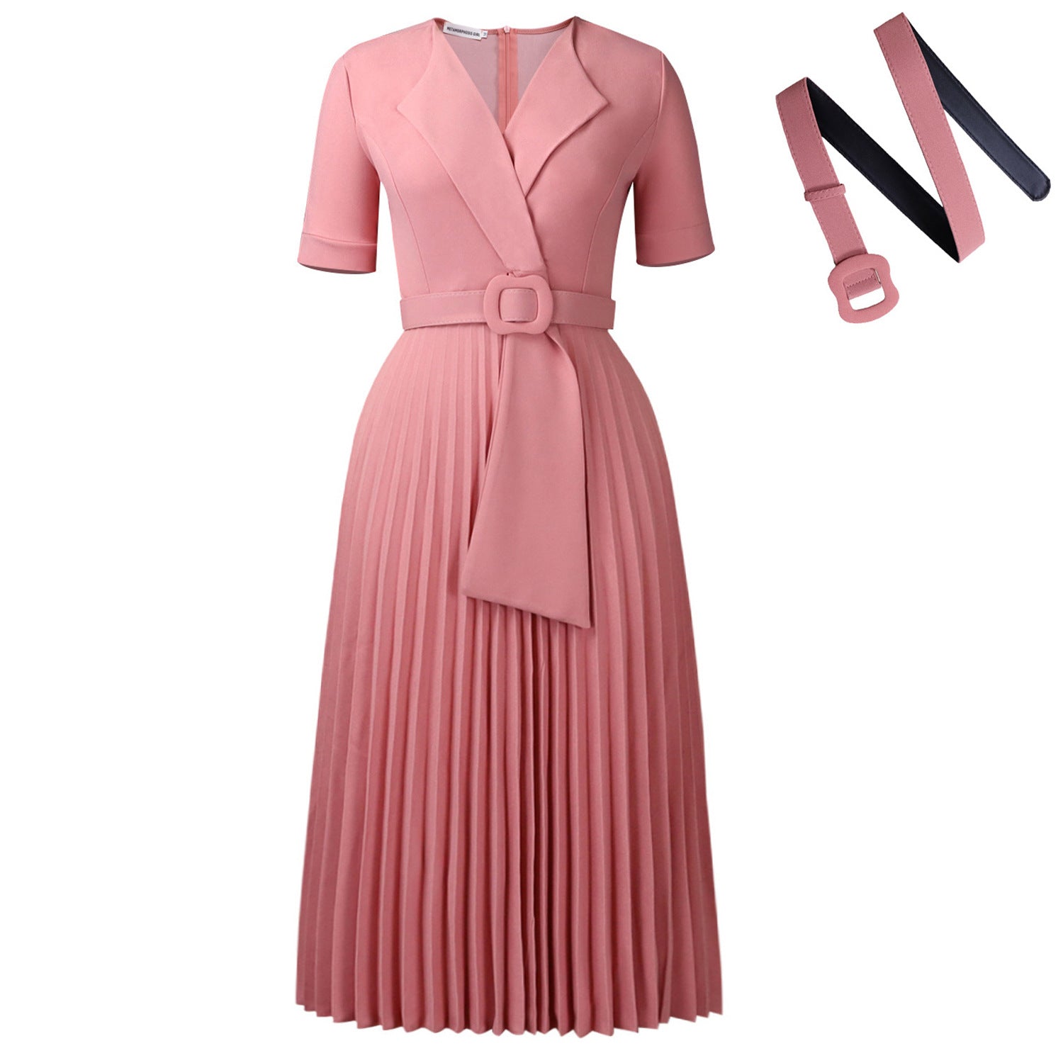 Robe africaine élégante et plissée