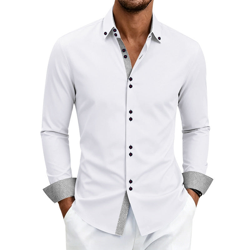 Chemise à col pour homme