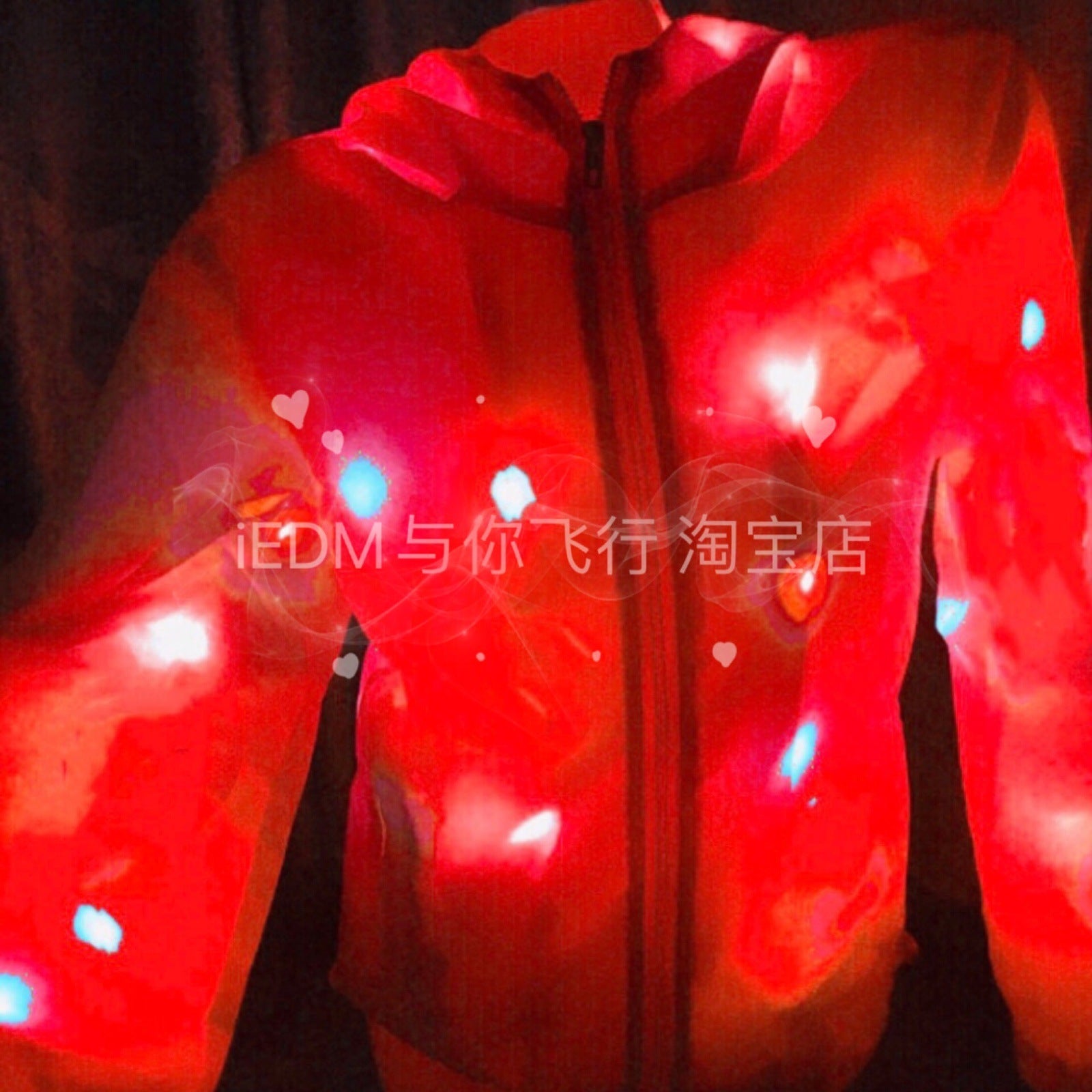 Vêtements d'extérieur lumineux Douyin
