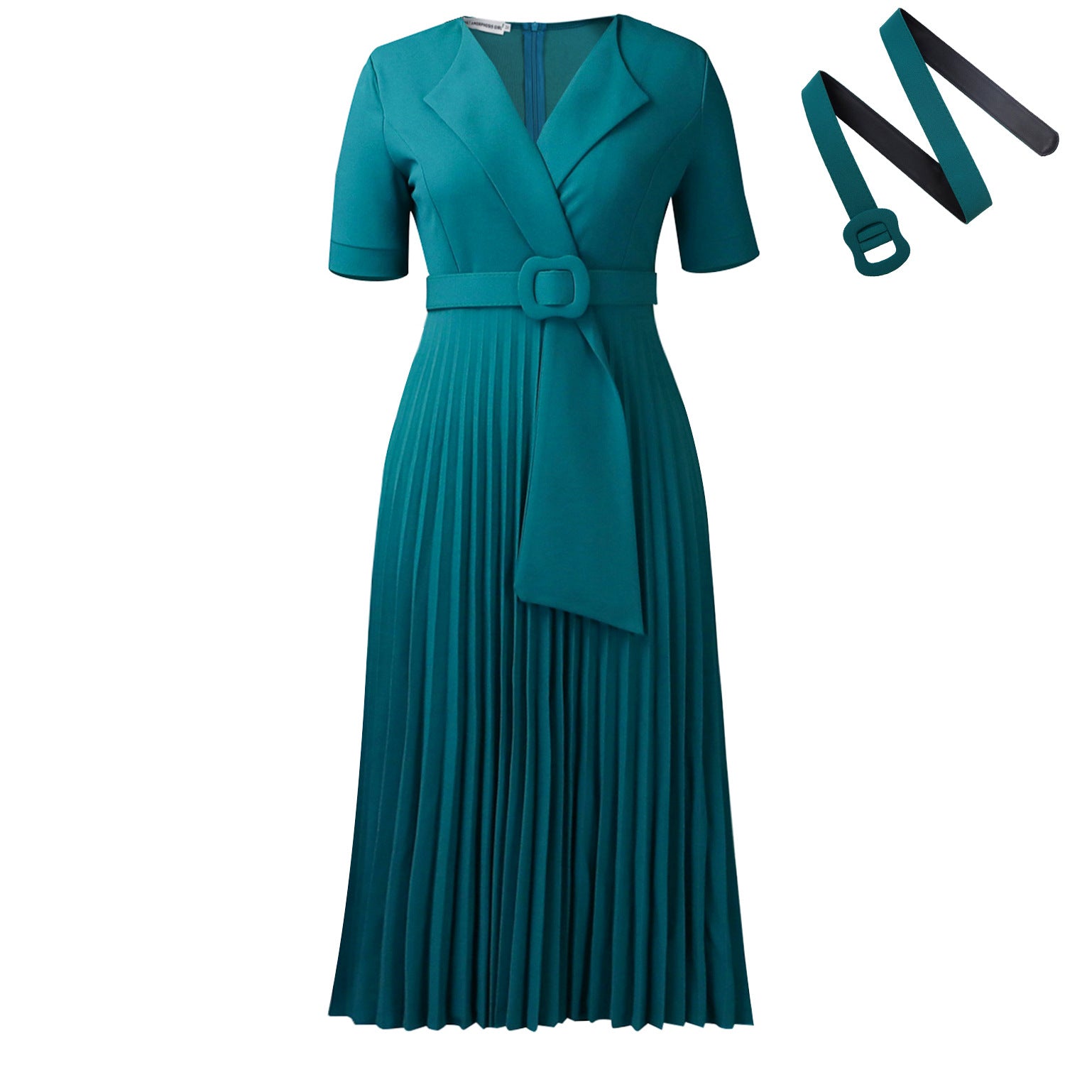 Robe africaine élégante et plissée