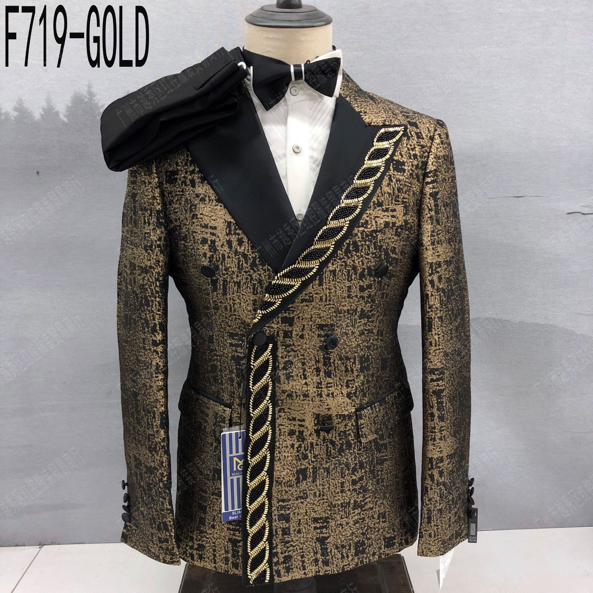 Costume Maligan pour homme, style européen et américain