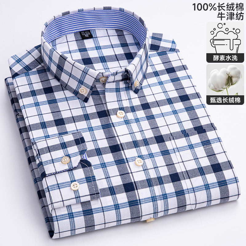 Chemise Oxford à manches longues