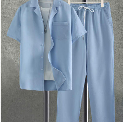 Chemises à manches courtes, costumes et pantalons