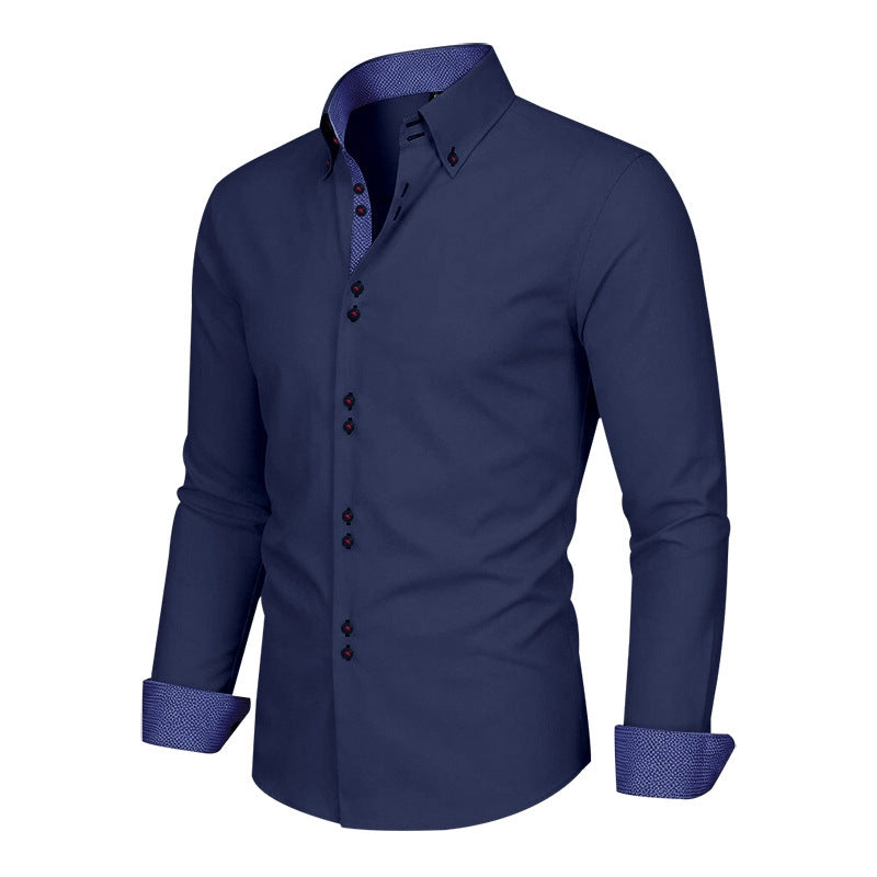 Chemise à col pour homme