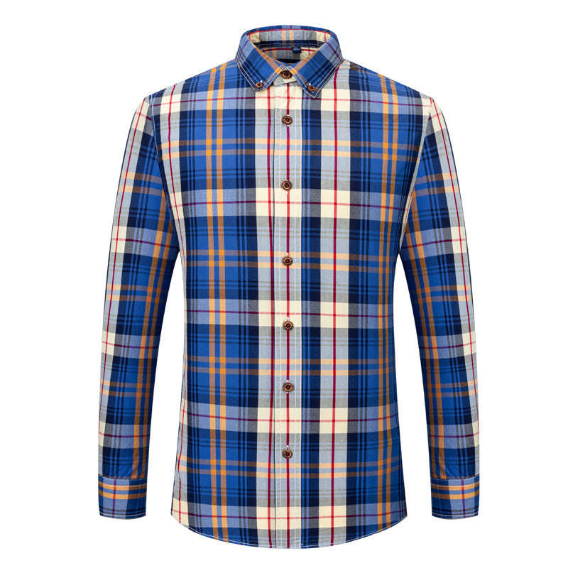 Chemise à carreaux en coton