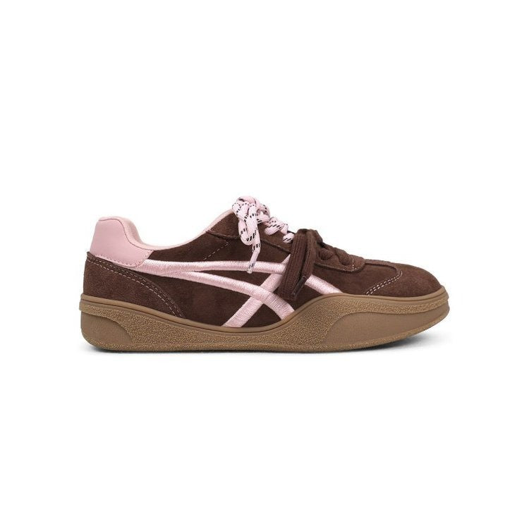 Chaussures de sport rétro brodées pour femmes