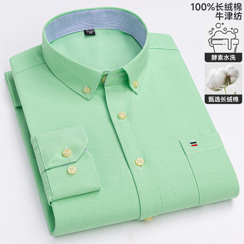 Chemise Oxford à manches longues