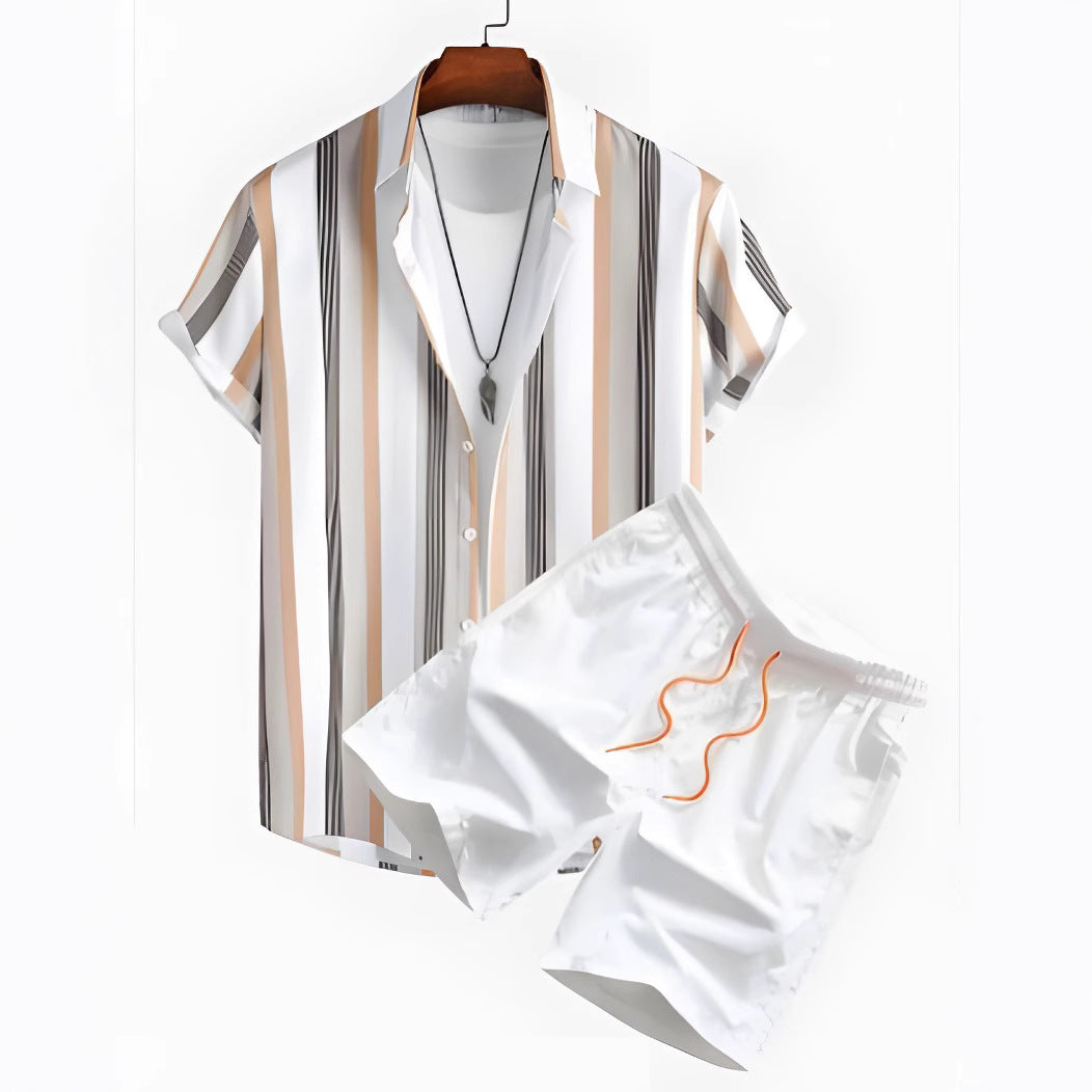 Ensemble homme TEMU Explosions : chemise hawaïenne