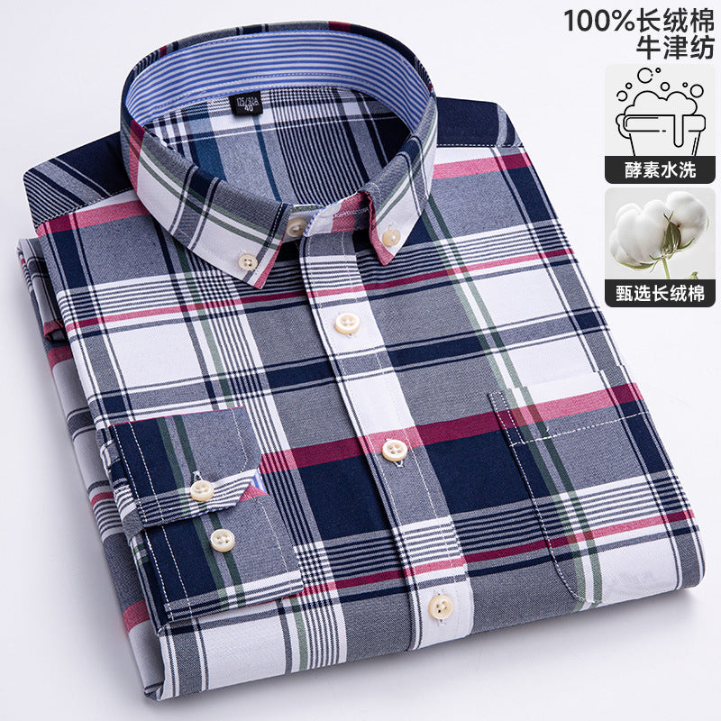Chemise Oxford à manches longues