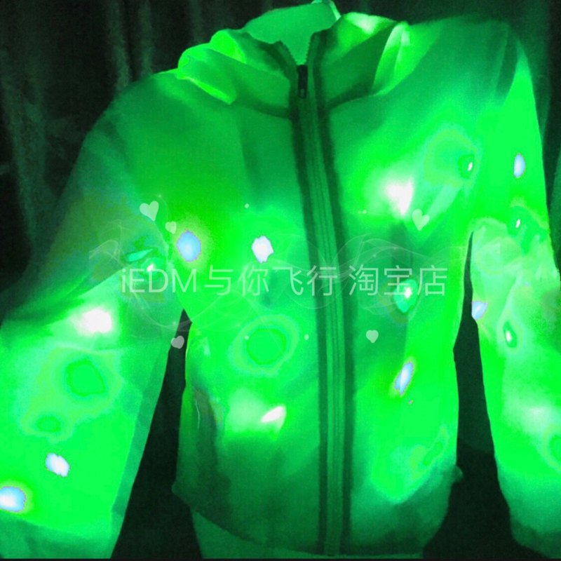 Vêtements d'extérieur lumineux Douyin