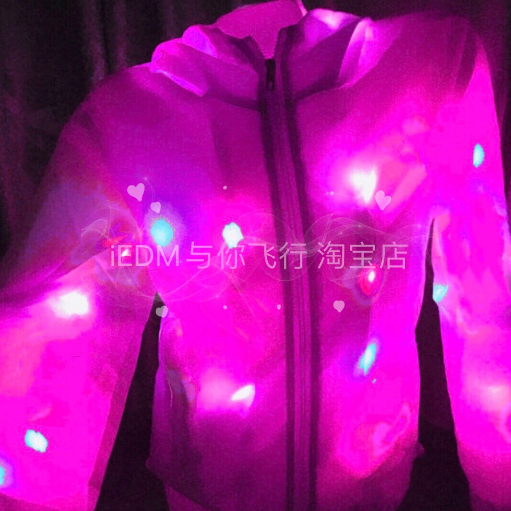 Vêtements d'extérieur lumineux Douyin