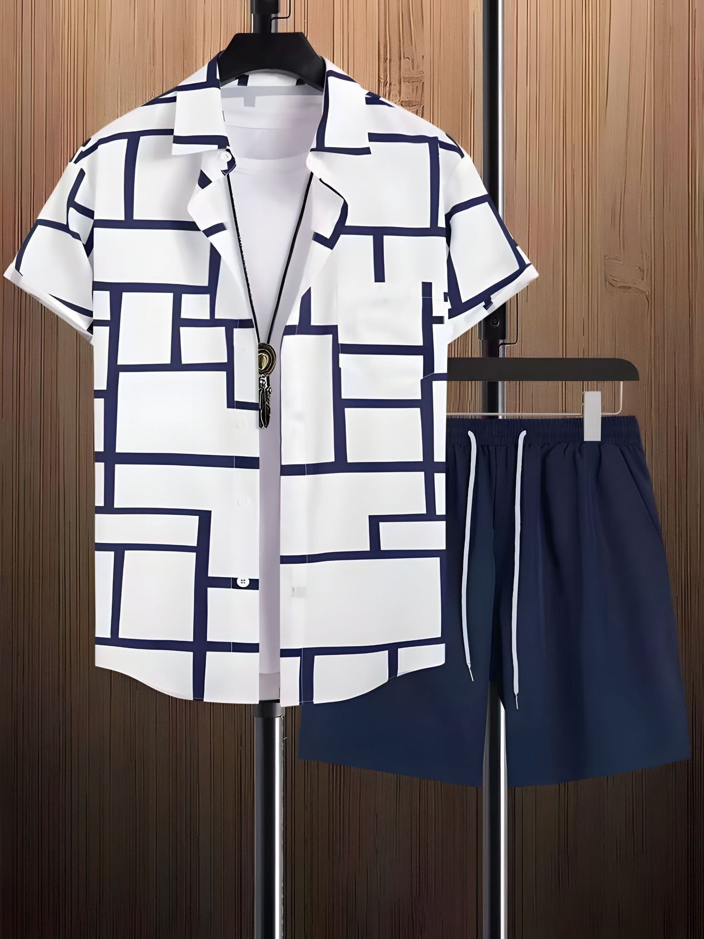 Ensemble homme TEMU Explosions : chemise hawaïenne