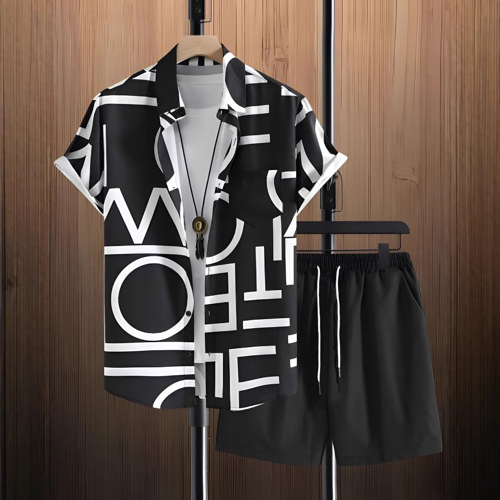 Ensemble homme TEMU Explosions : chemise hawaïenne