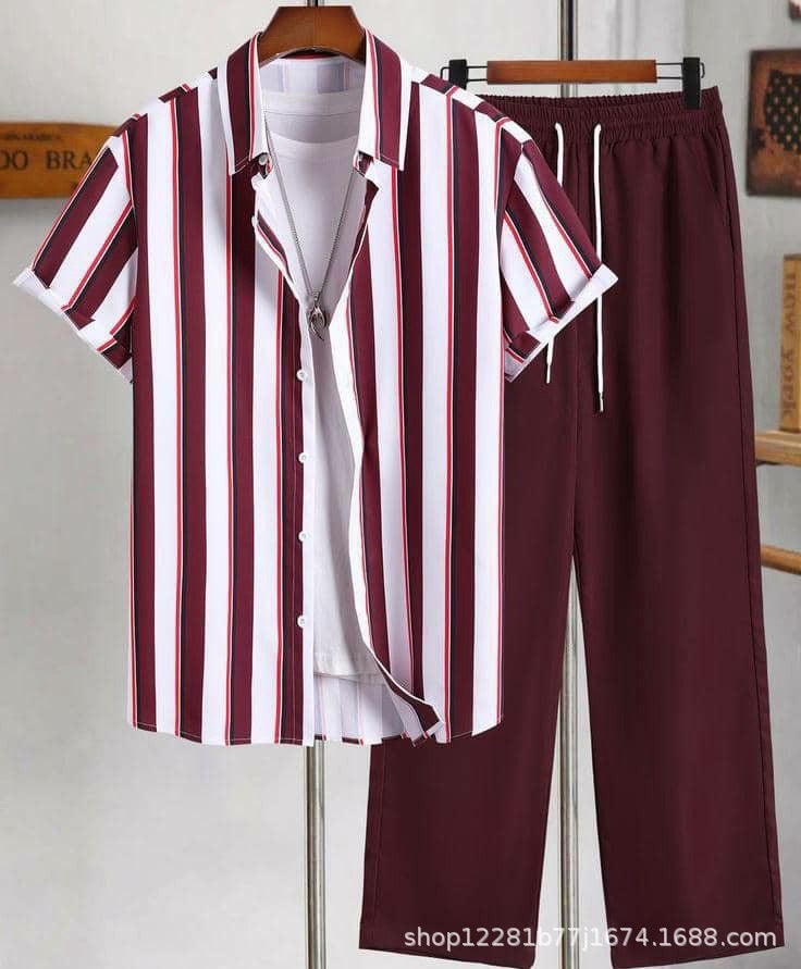 Chemises à manches courtes, costumes et pantalons