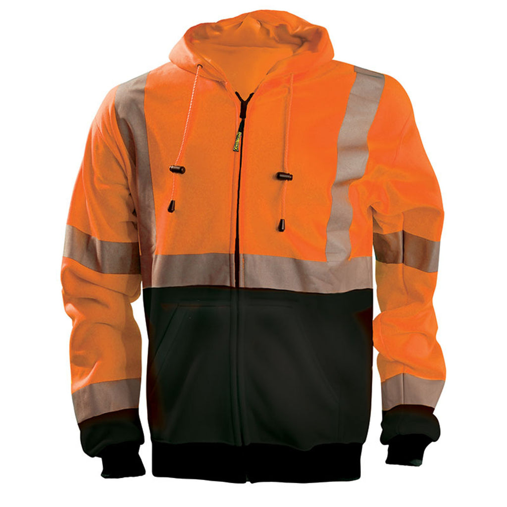 Sweat-shirt à capuche réfléchissant